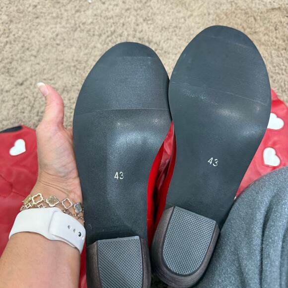 Red Heart Cowgirl Boots Sz 43 - Picture 6 of 9